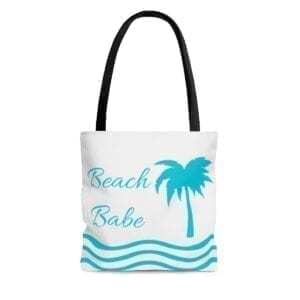 beach babe tote bag