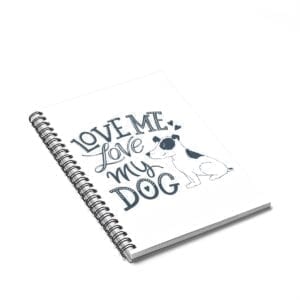 dog lover spiral notebook